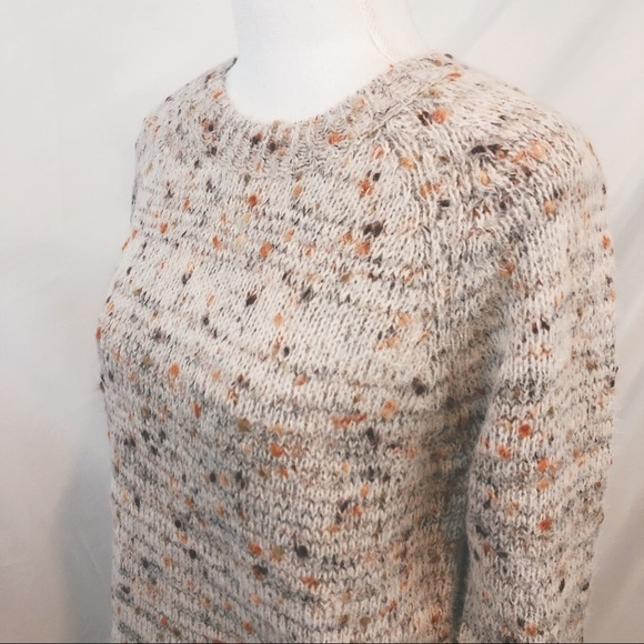 MIXED COLOR RAGLAN PULLOVER SWEATER - Picture 6 of 7